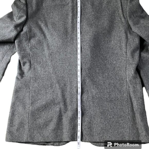 Oscar De La Renta Men's Grey Jacket Blazer Size 42S Wool Cashmere Blend - Picture 14 of 15